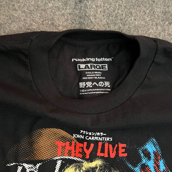 RUCKING FOTTEN x THEY LIVE "This Is Your God" L/S Shirt - Picture 7 of 10